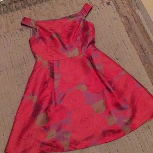 Adrianna Papell floral knee-length dress